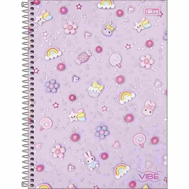 CADERNO 10X1 VIBE FEMININO C.D.
